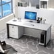 thumbnail image 4 of Drawers Bookshelf Office Desk Standing Storage Lift Shelf Computer Desks Student Executive Mesa De Computador Modern Furniture My Lux Decor Round, 4 of 24