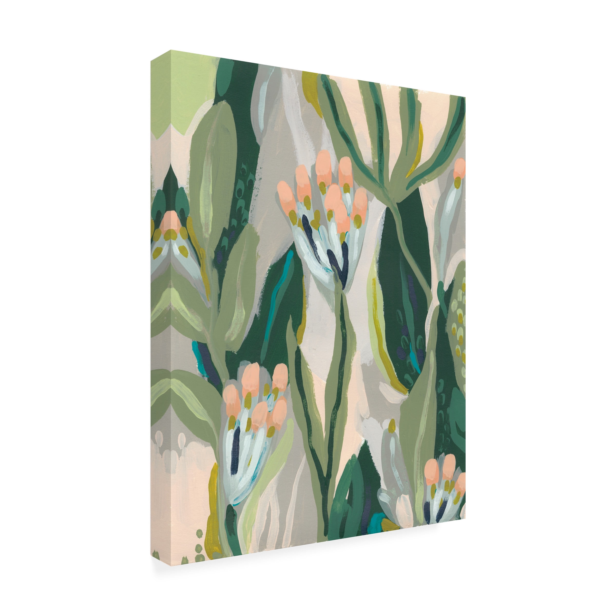 June Erica Vess 'Floral Impulse II' Canvas Art
