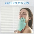 thumbnail image 2 of 4 pares de guantes exfoliantes de nailon para la ducha y el baño. Exfoliante corporal., 2 of 7
