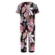 thumbnail image 4 of Traje de mujer de manga corta con cuello en V y pantalones cortos estampados Wmkox8yi  bvn1667, 4 of 4