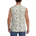 thumbnail image 4 of Bingfone Ducky Pattern Men's Tank Tops Workout Sleeveless Tee Shirts Running Beach Tanks for Men-Large, 4 of 7