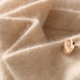 thumbnail image 3 of vlrwzc Irregular Warm Shawl with Button Elegant Knitted Shawl Fashion Oversized Cape for Spring Autumn Winter Clothing Accessory, 3 of 7