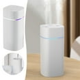Small Humidifier Double Spray Humidifiers For Bedroom 600ml Mini