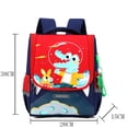 thumbnail image 2 of Bolsa de dibujos animados para pérdida de peso, masaje, correas para los hombros, bolsa segura impermeable para niños, para exteriores, escuela, hogar, viajes, dinosaurio rojo, 2 of 5