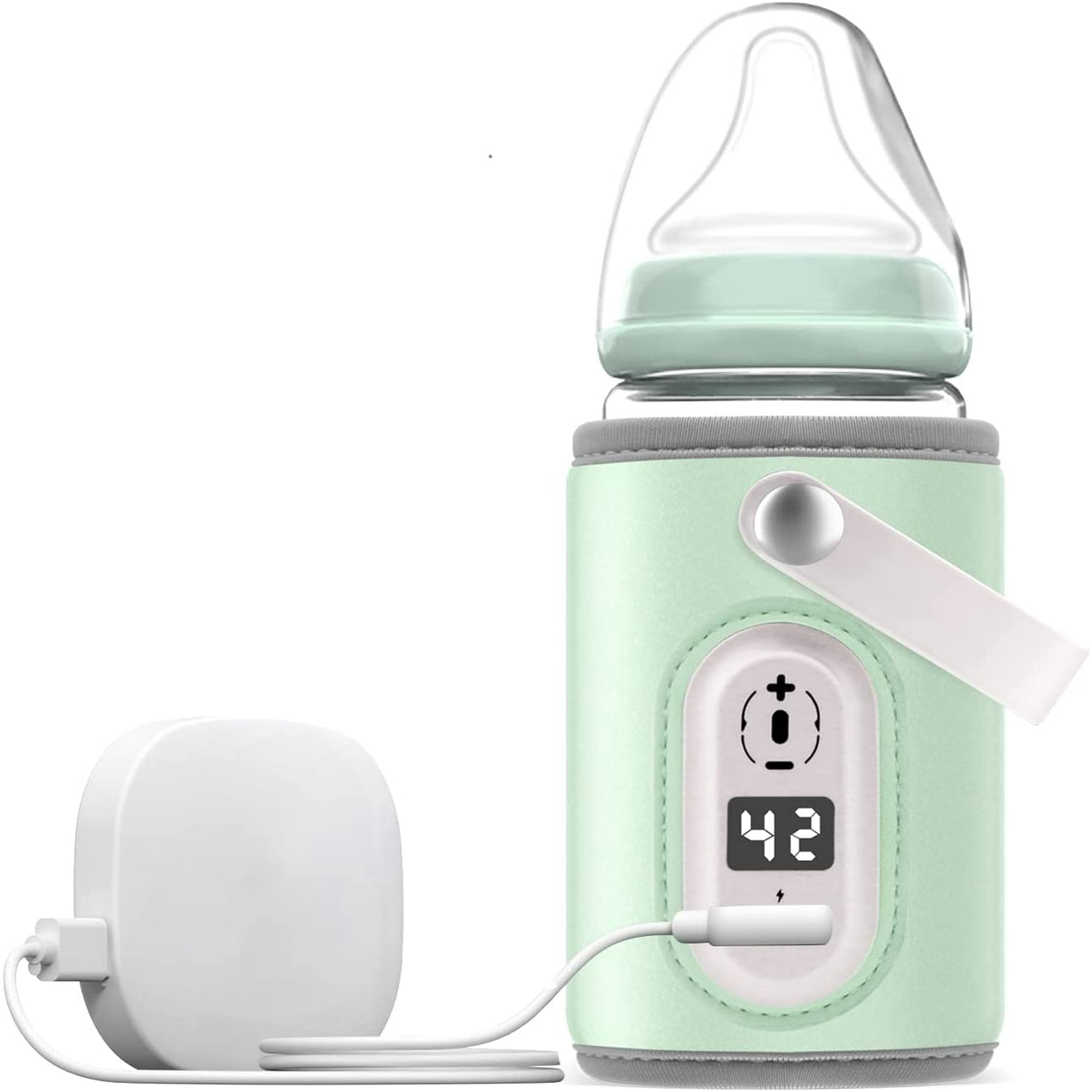 LONGRV Portable Bottle Warmer Travel for Baby Bottle Warmer for Breastmilk  In Car Heaters Drink Warm Milk Thermostat Bag - Walmart.com