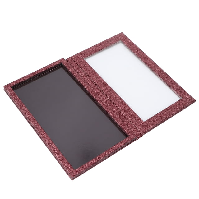Paleta de Maquillaje Magnética, Regalo Perfecto Borgoña Paleta Magnética Vacía Gran Capacidad para Maquillador para Uso Diario
