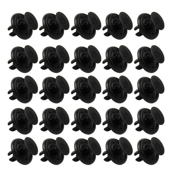 25pcs Push Clips Hood Engine Under Cover Clips for Vehicle Replacement Plastic Fastener Clips Automotive Accessories