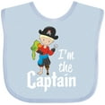thumbnail image 3 of Inktastic I'm the Captain- pirate boy Boys Baby Bib, 3 of 4