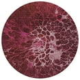 thumbnail image 2 of Addison Rugs Chantille Indoor/Outdoor Transitional Modern Merlot Washable Round Rug, 8' x 8', 2 of 6