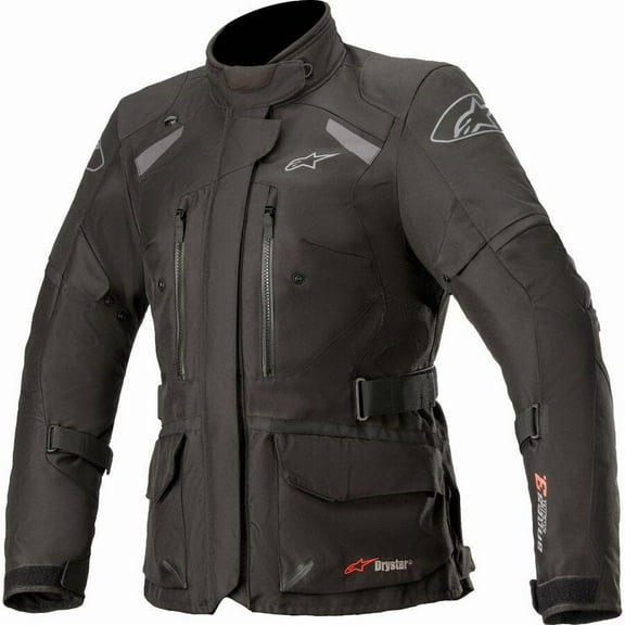 Alpinestars Stella Andes V3 Womens Drystar Motorcycle Jacket Black/Gray SM