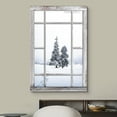 thumbnail image 2 of wall26 Canvas Print Wall Art Window View Forest Pine Tree Winter Snow Mountain Wilderness Nature Photography Realism Scenic Landscape Colorful Multicolor for Living Room, Bedroom, Office - 16"x2, 2 of 5