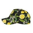 thumbnail image 5 of Haiem Lemon Fruits Flowers Leaves Baseball Cap Dad Hat Cotton Soft Adjustable Fashion Hats for Men Women Unisex Style Headwear, 5 of 9
