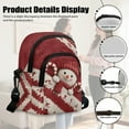 thumbnail image 6 of Xixirimido Red Christmas Snowman Pattern Small Sling Bag for Women Crossbody Bags Fanny Pack Chest Bag for Travel, 6 of 7