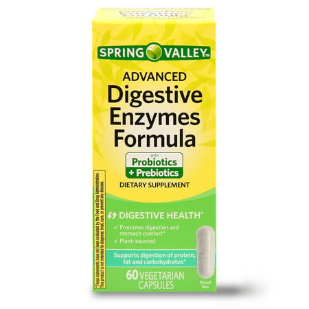 Spring Valley Advanced Digestive Enzymes, 60 Ct (Doctor's Best Best Digestive Enzymes)