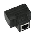 thumbnail image 5 of 2 Port RJ45 Splitter Adapter LAN Network Ethernet Extender Connector Plug Lot 2Pcs, 5 of 5