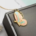thumbnail image 4 of Fino Collar Mariposa Oro 14k Lam Estuche Regalo dorado Unitalla, 4 of 5
