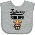 thumbnail image 3 of Inktastic Future Builder Construction Bear Boys Baby Bib, 3 of 4