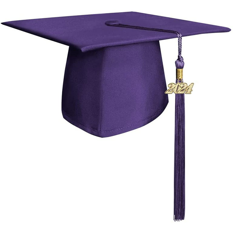 Endea Graduation Shiny Cap & Tassel (Purple, 2024) 