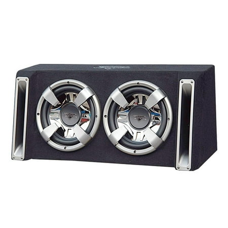 Lanzar Vector 2000 Watts Dual 10" Slim Designed Bass Box Enclosure