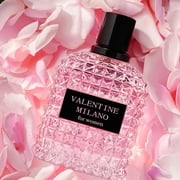 Valentine Milano, Mon Amour Paris, Nice Girl Red/Pink, Perfume for Women, Vanilla, Caramel, Sweet, Floral Long-Lasting Fragrance 100ml*4