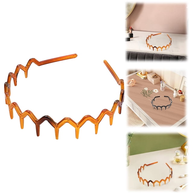 Barrettes Internet Hair Accessory Women'S Korean Version Simple Hair With Teeth Wash Headband Leopard Print Versatile Lace Headband Border, Barrettes for Women