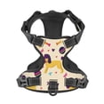 thumbnail image 4 of Lsque Cartoon Poodle Dog Dog Harness, No-Pull Pet Harness with 2 Leash Clips, Adjustable Soft Padded Dog Vest with Easy Control Handle for Large Dogs-Medium, 4 of 9