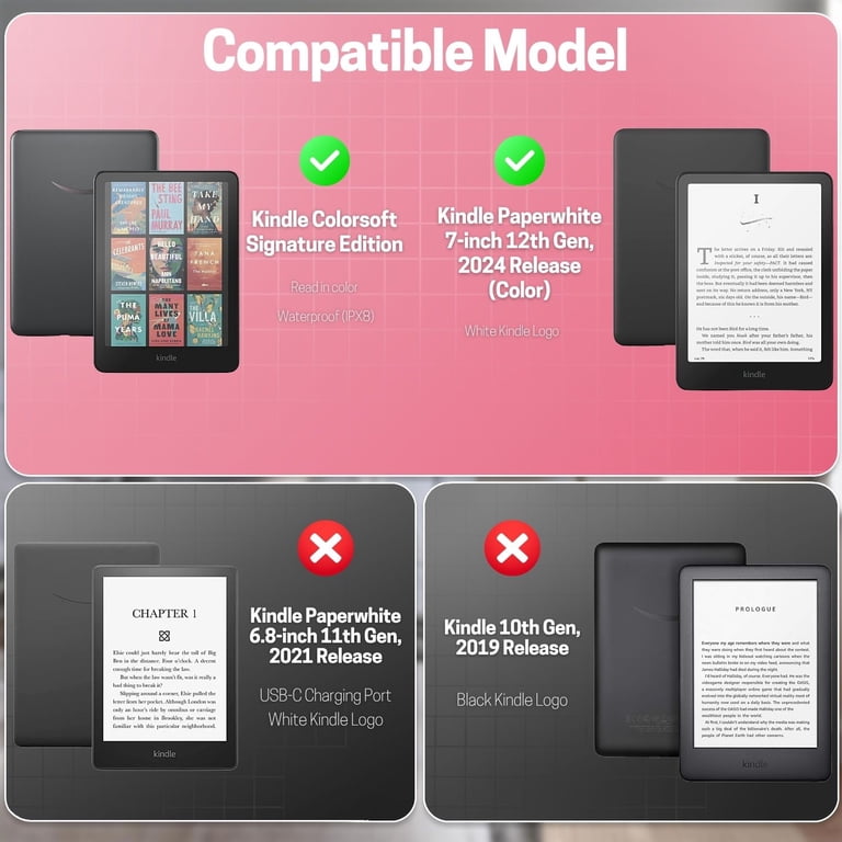 Case for Kindle Paperwhite 12th Generation 2024 / Kindle Colorsoft
