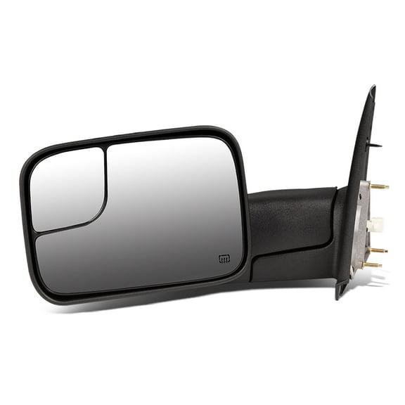 DNA Motoring For 02-09 Dodge Ram Driver Left Side Flip-Up Towing Mirror w/Heated Powered Adjust