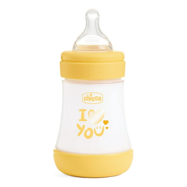 Chicco Biberón Perfect5 150 Ml 0m+ Flujo Lento Amarillo