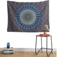 thumbnail image 2 of Pop Popular Handicrafts Hippie Mandala Bohemian Psychedelic Intricate Floral Design Indian Bedspread Magical Thinking Tapestry, 2 of 5