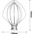 thumbnail image 3 of Batidor de alambre de acero inoxidable Batidora de pie en ángulo para KitchenAid K45WW WP9704329 Accesorio para procesador de alimentos-, 3 of 5