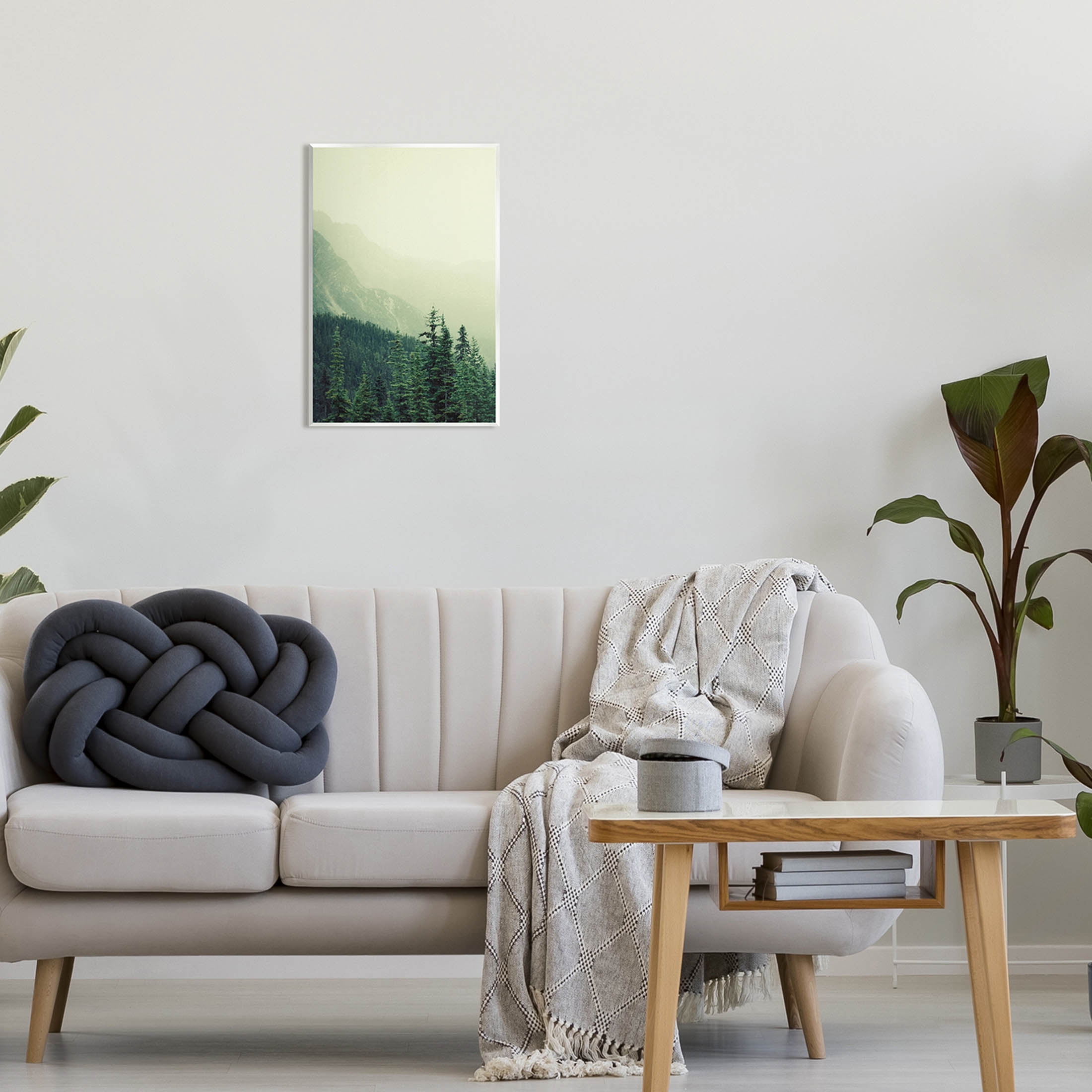 Overlooking Mountains Nature Landscape Photograph Unframed Art Print Wall Art