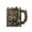 Bronze, variant on Military-Themed Stainless Steel Coffee Mug with 3D Army Design, 16oz Insulated Tankard for Hot and Cold Beverages