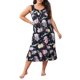 thumbnail image 1 of Vestido Irfora Vestido de tumbona para mujer, estampado floral, sin mangas, de talla grande, camisones sueltos, pijamas para descansar Irfora Vestido, 1 of 5