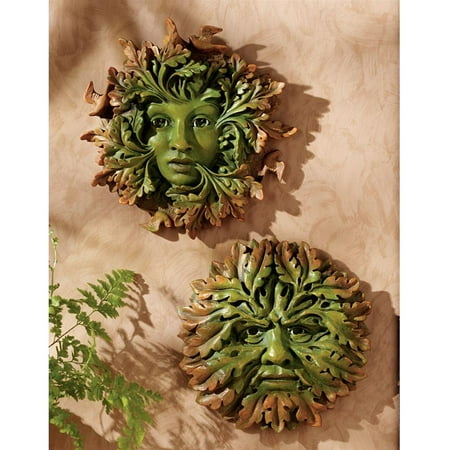 The Somerset Greenwoman & Greenman Sculptures