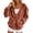Orange, variant on jiaxiM Sweatshirt for Women Terry Cloth V Neck Button Down Cardigan Long Sleeve Sweatshirt Jacket Dual Side Pockets Casual Loungewear Transitional Layering Top Spring Fall Daily Outfit