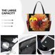 thumbnail image 3 of Fotbe Orange Dalia Bolsa de Viaje para Playa - Resistente al Agua, Bolsa Tote de Gran Capacidad y Ligera con 7 Bolsillos para Mujeres y Hombres, 3 of 7