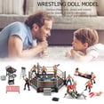 thumbnail image 3 of Wrestler Athlete Wrestling Figure Gladiator Model Set with Fighting Station, 3 of 8
