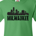 thumbnail image 4 of Inktastic Milwaukee Skyline Grunge Youth T-Shirt, 4 of 5
