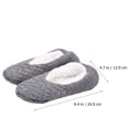 thumbnail image 2 of HOMEMAXS 1 Pair Adult Warm Slipper Socks Winter Fuzzy House Socks with Grippers, 2 of 6