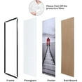 thumbnail image 6 of ELSKER&HOME 8x24 Poster Frame 3 Pack, Black Picture Frame for Horizontal or Vertical Wall Mounting, Sturdy and Scratch-proof, 6 of 7