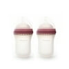 Perry Mackin Silicone Baby Bottle - 8oz, Pink, 2 Pack
