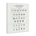 thumbnail image 2 of Minimal Laundry Cleaning Symbols Canvas Art, 36 x 48, Made In USA, 2 of 6