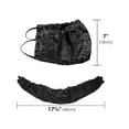 thumbnail image 3 of Paquete de 4 pañuelos para barba, gorro para barba, protector de barba ajustable para hombre, delantal con pechera para dormir, 3 of 5
