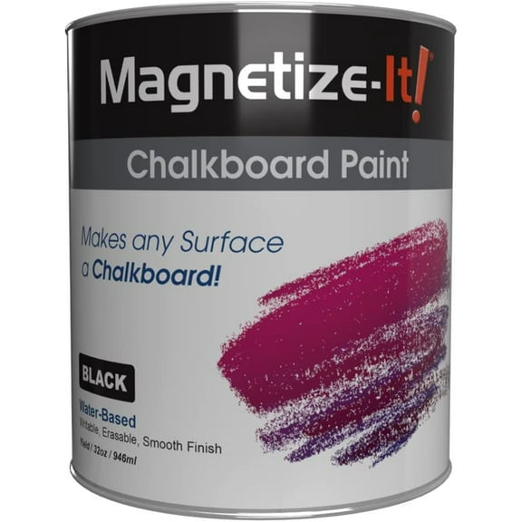 Magnetize-It! Chalkboard Paint, 32oz, MICBP-2292
