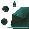 thumbnail image 5 of Sunnydaze 96" Green Solid Octagon Market Umbrella with Push-Button Tilt, 5 of 13