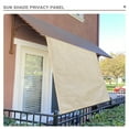 thumbnail image 3 of Alion Home Sun Shade Privacy Panel with Grommets on 4 Sides for Patio, Awning, Window, Pergola or Gazebo Banha Beige 8' x 8', 3 of 5