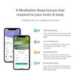 thumbnail image 4 of MUSE 2: The Brain Sensing Headband - Meditation Tracker Multi Sensor Headset Device - Responsive Sound Feedback for Brain Wave, Heart, Body & Breath Activity,Black/Grey, 4 of 5