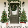 thumbnail image 5 of 76.77 Inch Christmas Cedar Garland - Artificial Realistic Soft Green Faux Cedar Pine Garland for Home Table, Mantle, Wall, Door, Indoor & Outdoor Christmas Party Decorations, 5 of 6