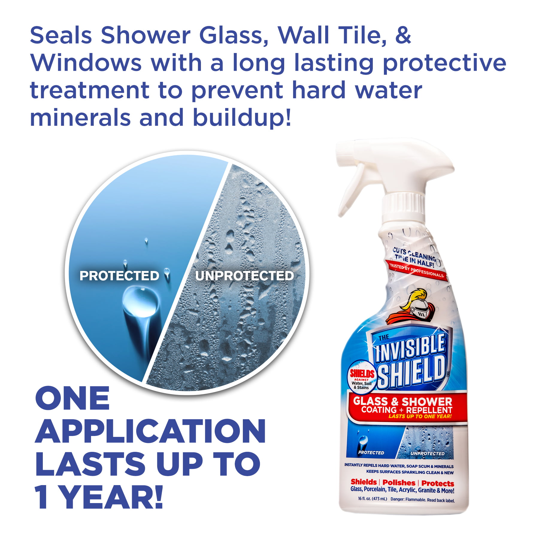 Invisible Shield Glass & Surface Cleaner 32 fl. oz. Cleans and Protects on  multi surfaces by UNELKO- Clean-X (3)